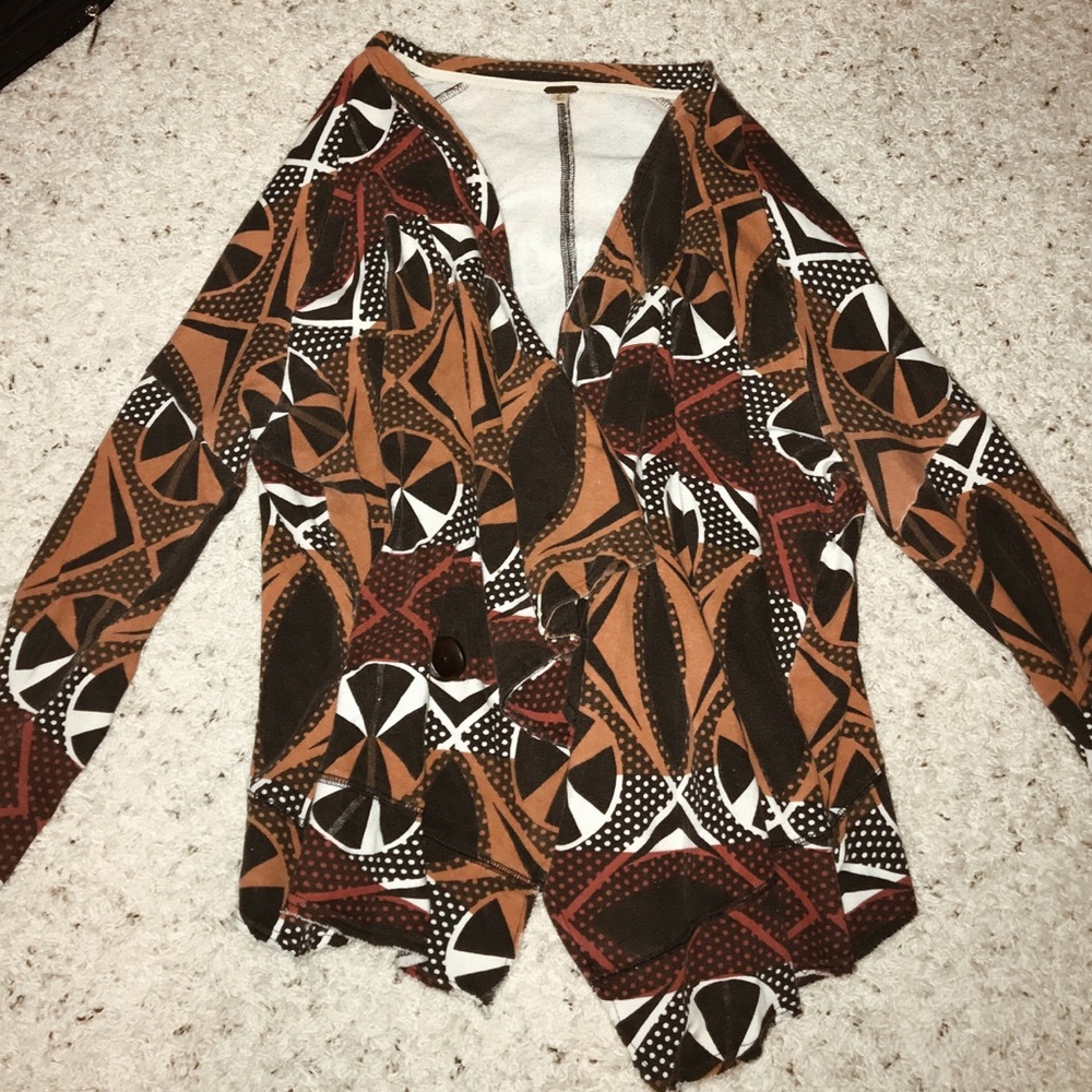 Free people boho cardigan